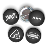 HP Logo Button 4 Pack