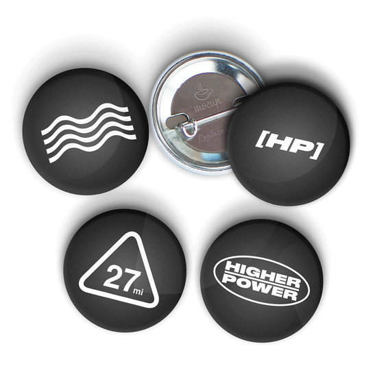 HP Logo Button 4 Pack
